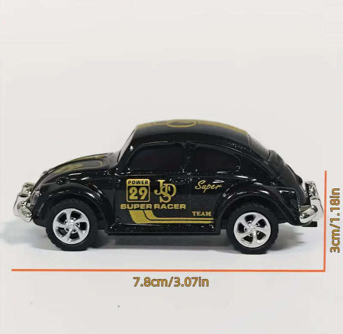RC Mini Alloy Remote Control Classical Model Car Three-Speed Speed Adjustment 1:64 scale