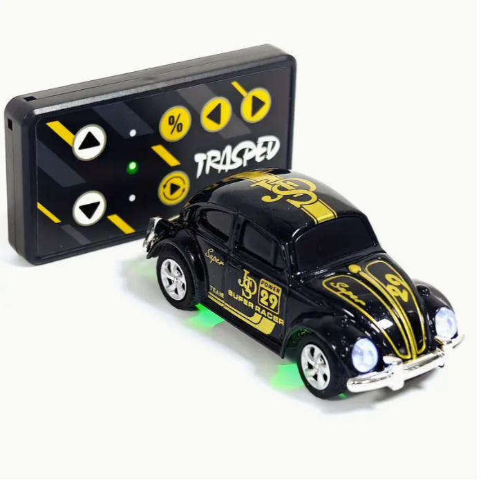 RC Mini Alloy Remote Control Classical Model Car Three-Speed Speed Adjustment 1:64 scale