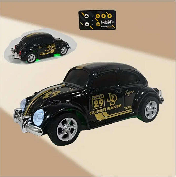 RC Mini Alloy Remote Control Classical Model Car Three-Speed Speed Adjustment 1:64 scale