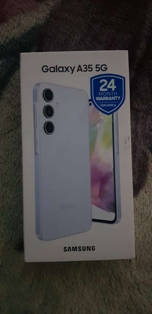 Boxed Samsung A35 5G, Android 14, 6GB Ram, 128GB, Dual Sim, Battery 5000Ahms, All Network unlocked