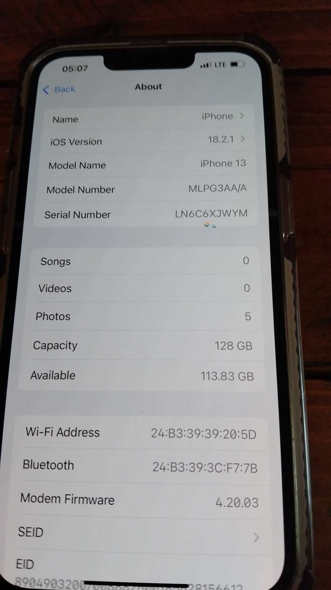 Back to Work, Pre-Owned iPhone 13 Starlight , 5G LTE, 4GB RAM, 128GB, No iCloud, Battery Life 100%