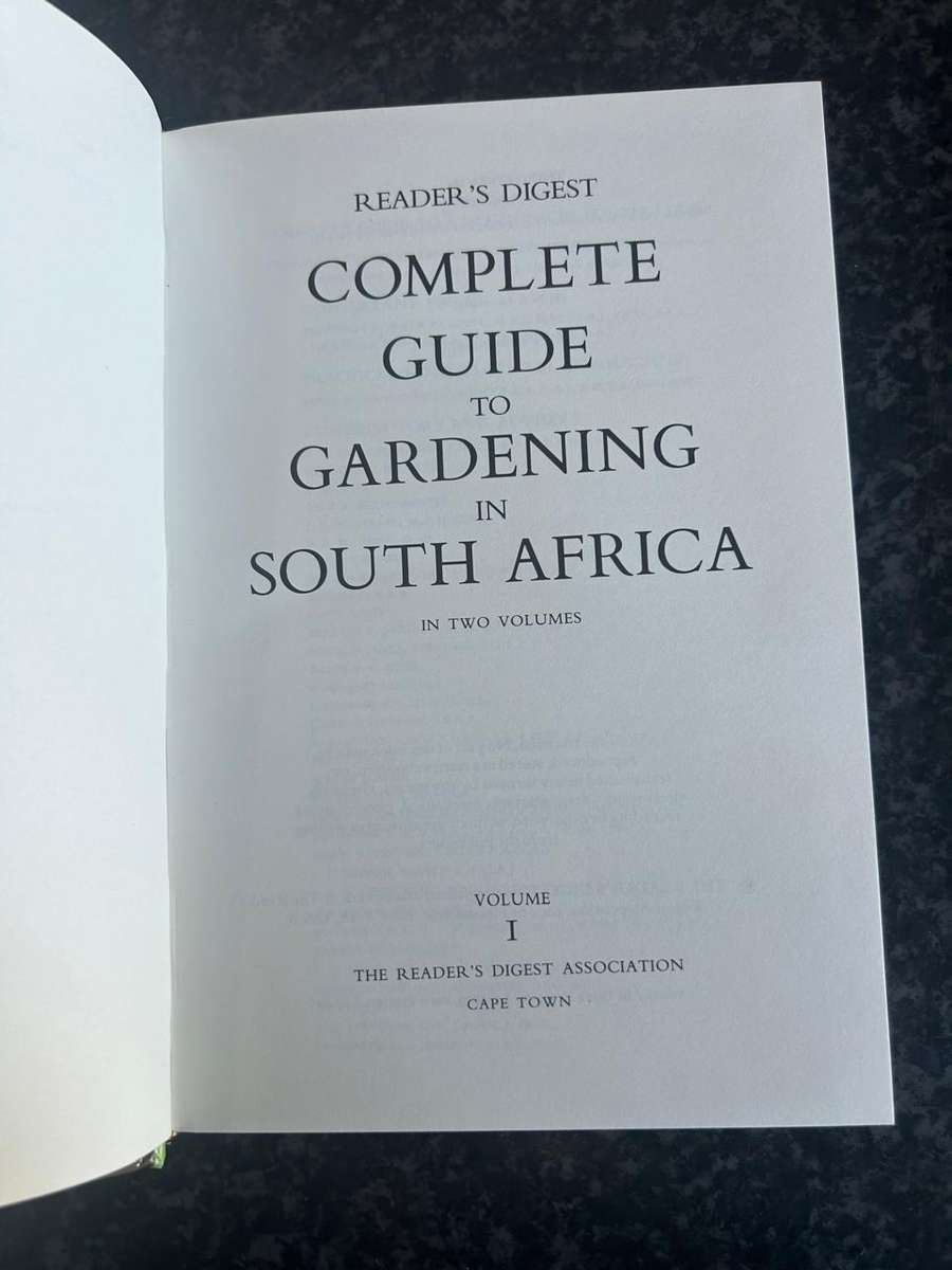 Reader's Digest - Complete Guide to Gardening in South Africa Vol. 1 & 2