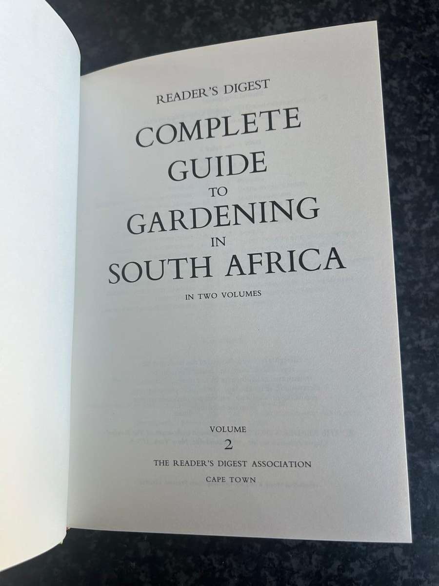 Reader's Digest - Complete Guide to Gardening in South Africa Vol. 1 & 2