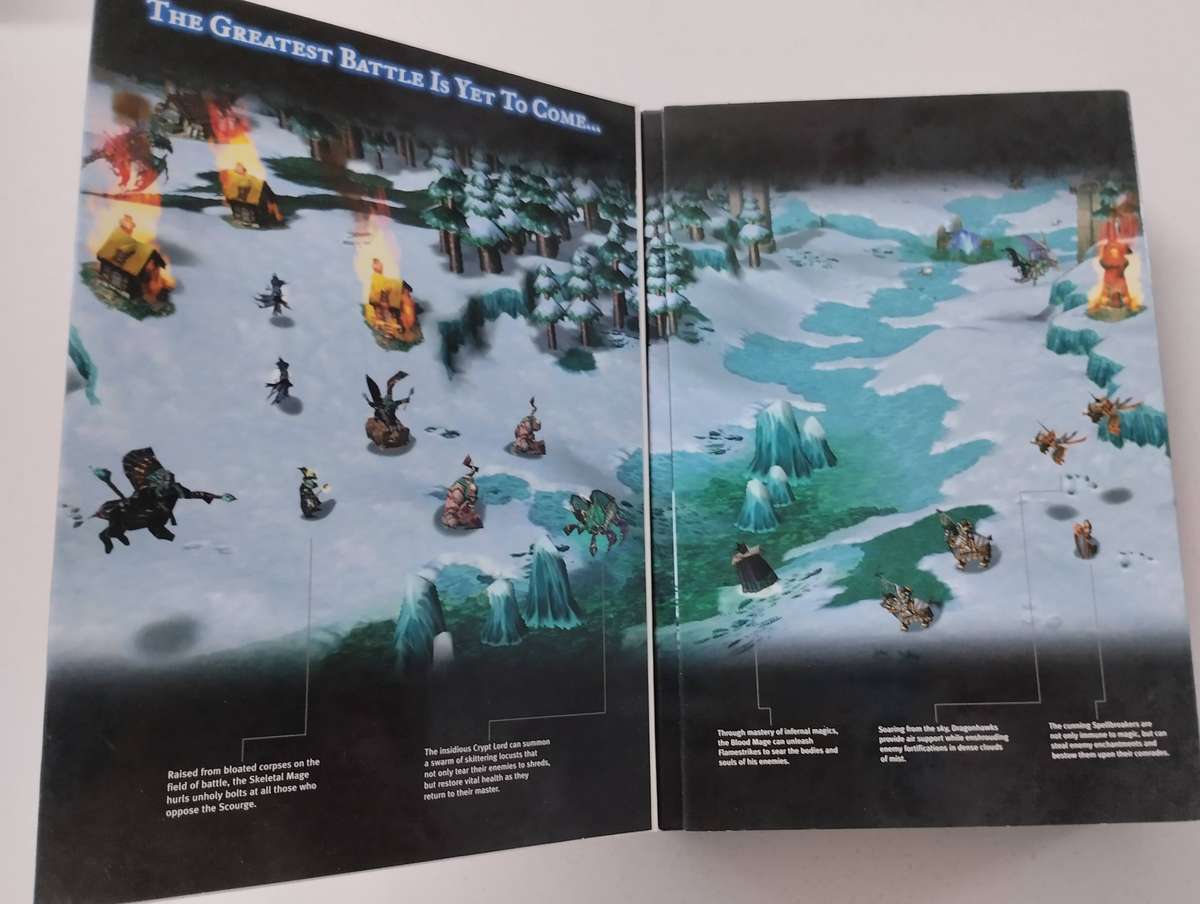 Warcraft III & The Frozen Throne Expansion Big Box PC CD-ROM Game Windows 2003