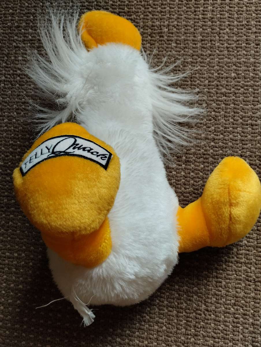 Original Retro Telly Quack plush mascot From the 80s Game Show Telly Fun Quiz