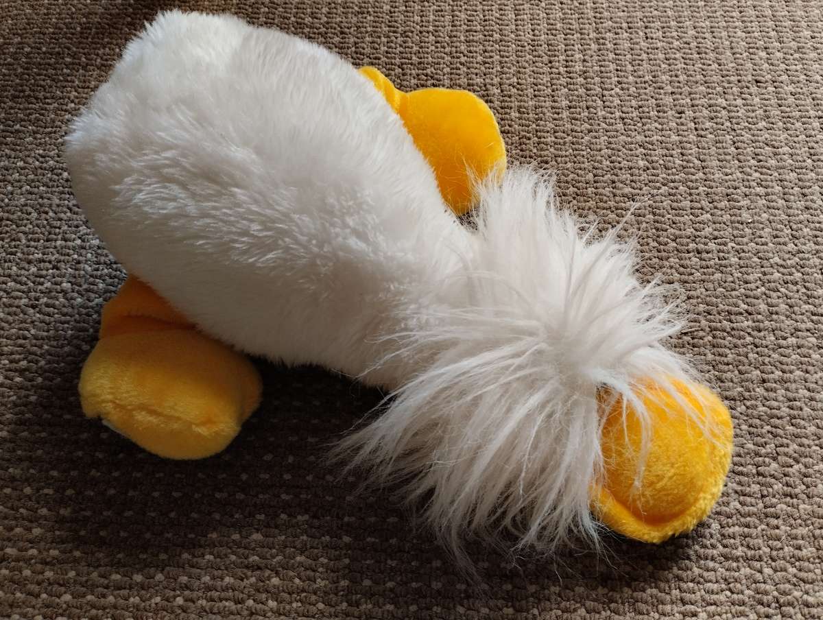 Original Retro Telly Quack plush mascot From the 80s Game Show Telly Fun Quiz