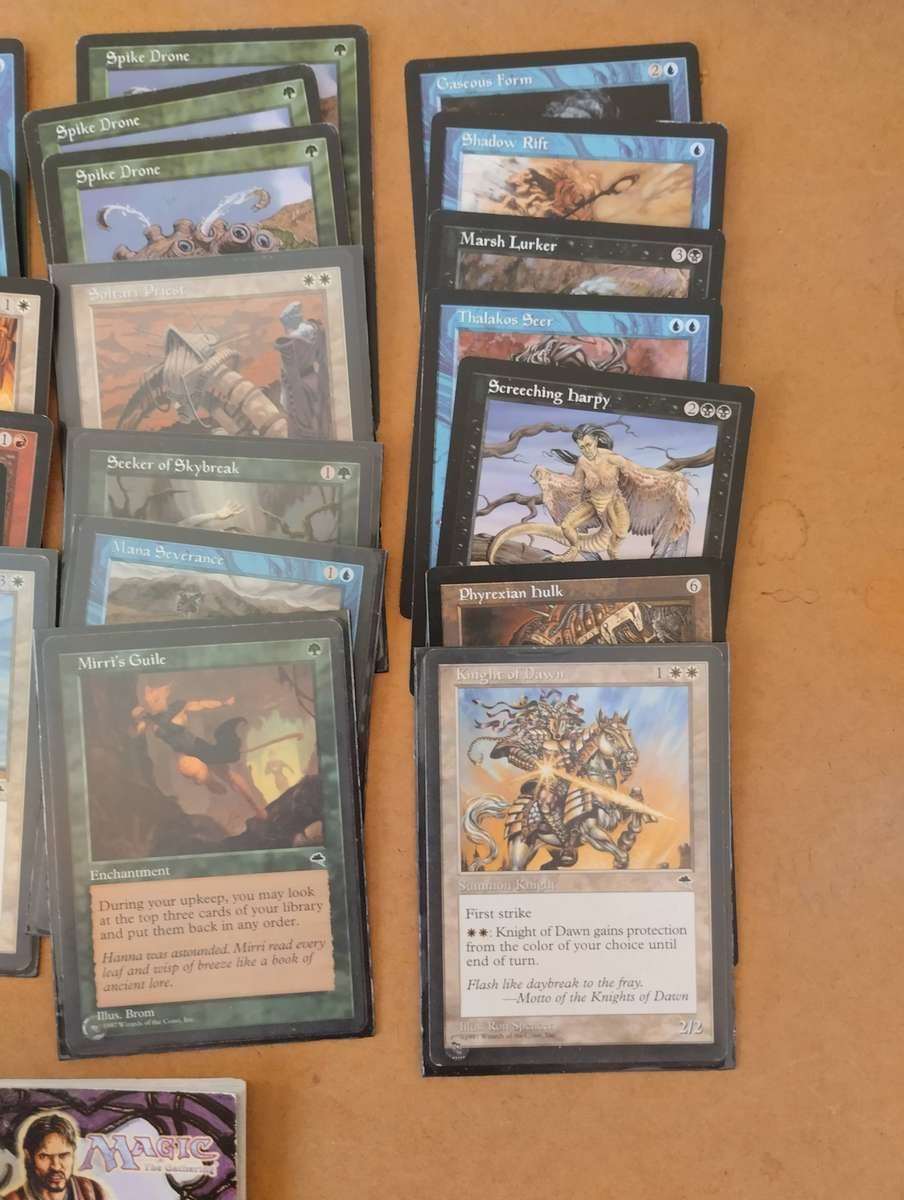 Magic: The Gathering Tempest Vintage Storybook and cards MTG