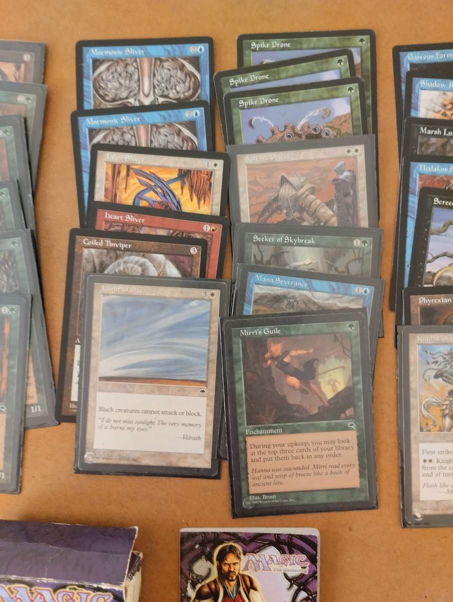 Magic: The Gathering Tempest Vintage Storybook and cards MTG