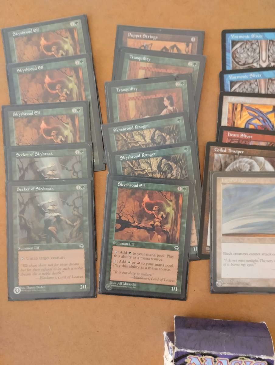 Magic: The Gathering Tempest Vintage Storybook and cards MTG