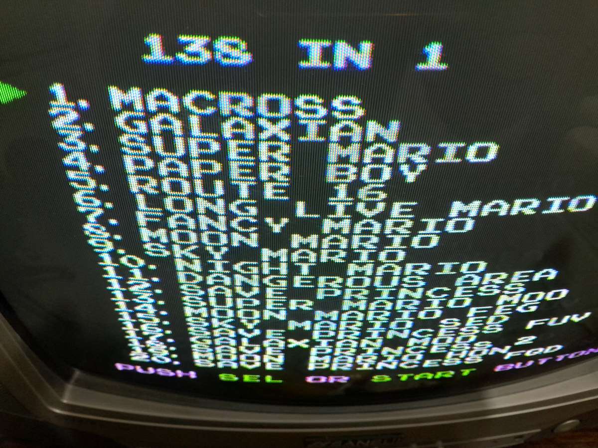 8-Bit/8 Bit TV Game Cartridge (15) - 5 Games in 1