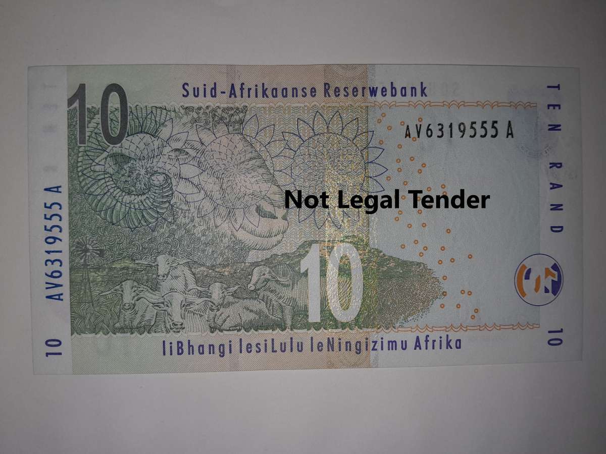 B1 - South Africa RSA R10 Note Gill Marcus Series