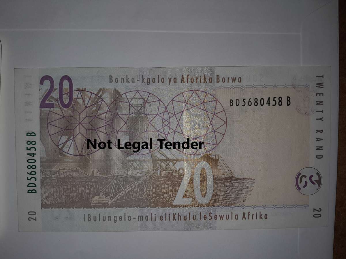 B1 - South Africa RSA R20 Note Gill Marcus Series