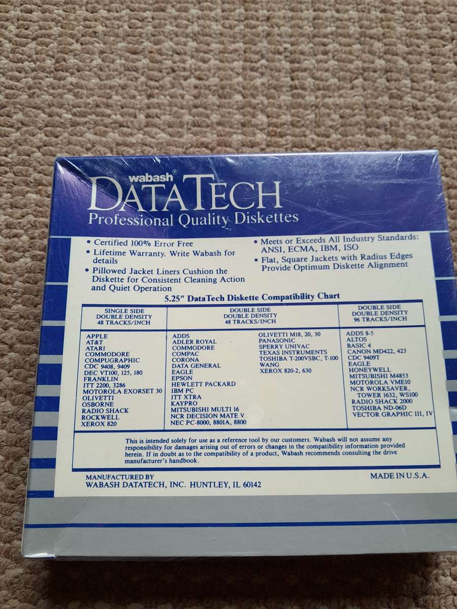 10xBrand New Floppy Discs (Wabash Data Tech & 17xUsed Ones