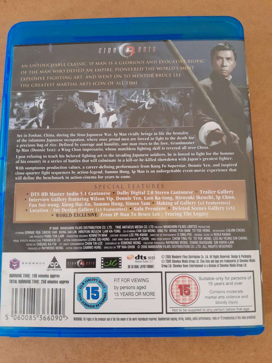 IP Man Ultimate Edition Blu Ray Movie (Untested)
