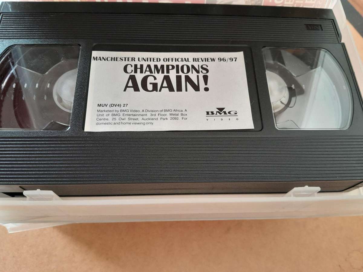 Manchester United Football Club - Official Season Review VHS Tapes 95/96 & 96/97 & 98/99