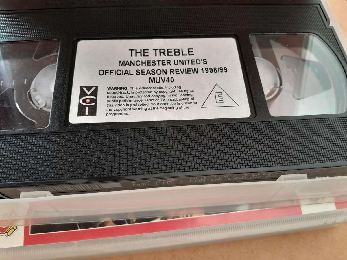 Manchester United Football Club - Official Season Review VHS Tapes 95/96 & 96/97 & 98/99
