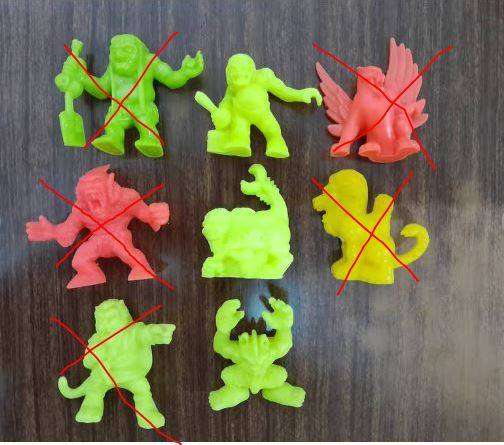 MIMP Monster In My Pocket Figurines (Each)