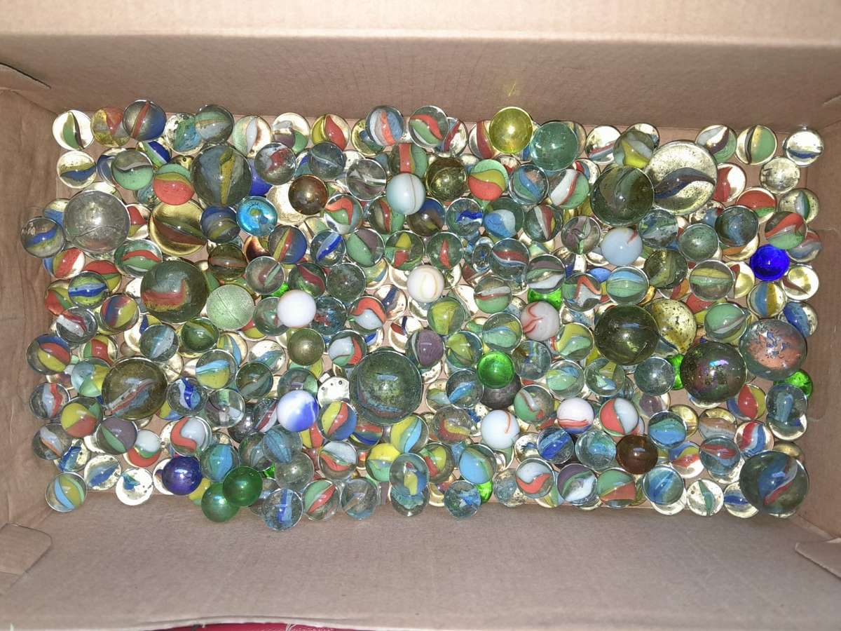 Box of marbles - weighs under 2.6kg