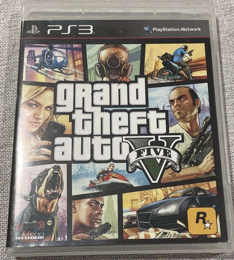 Grand Theft Auto V GTA 5 PS3 | including Manual & MAP | - Tested and working