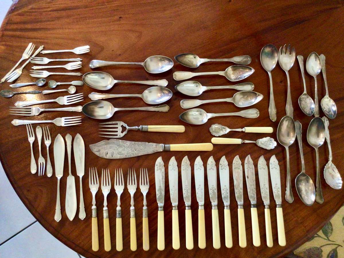 Wonderful Vintage Cutlery Collection 56 pieces