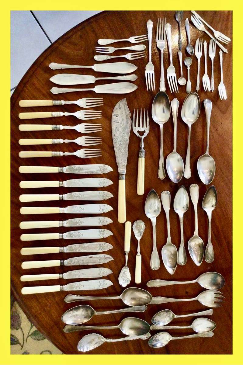 Wonderful Vintage Cutlery Collection 56 pieces