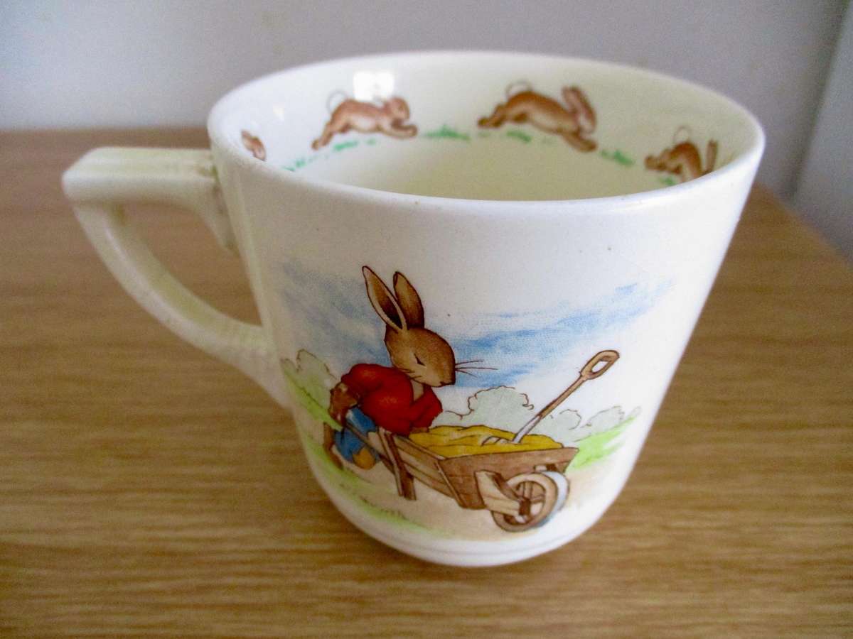 Rare Signed Bunnykins Trio by Royal Doulton