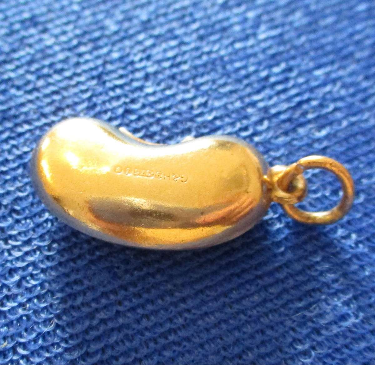 9 Carat Gold Antique Lucky Bean Charm London 1924