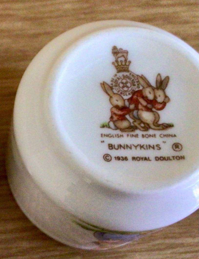 A Perfect Bunnykins Egg Cup by Royal Doulton