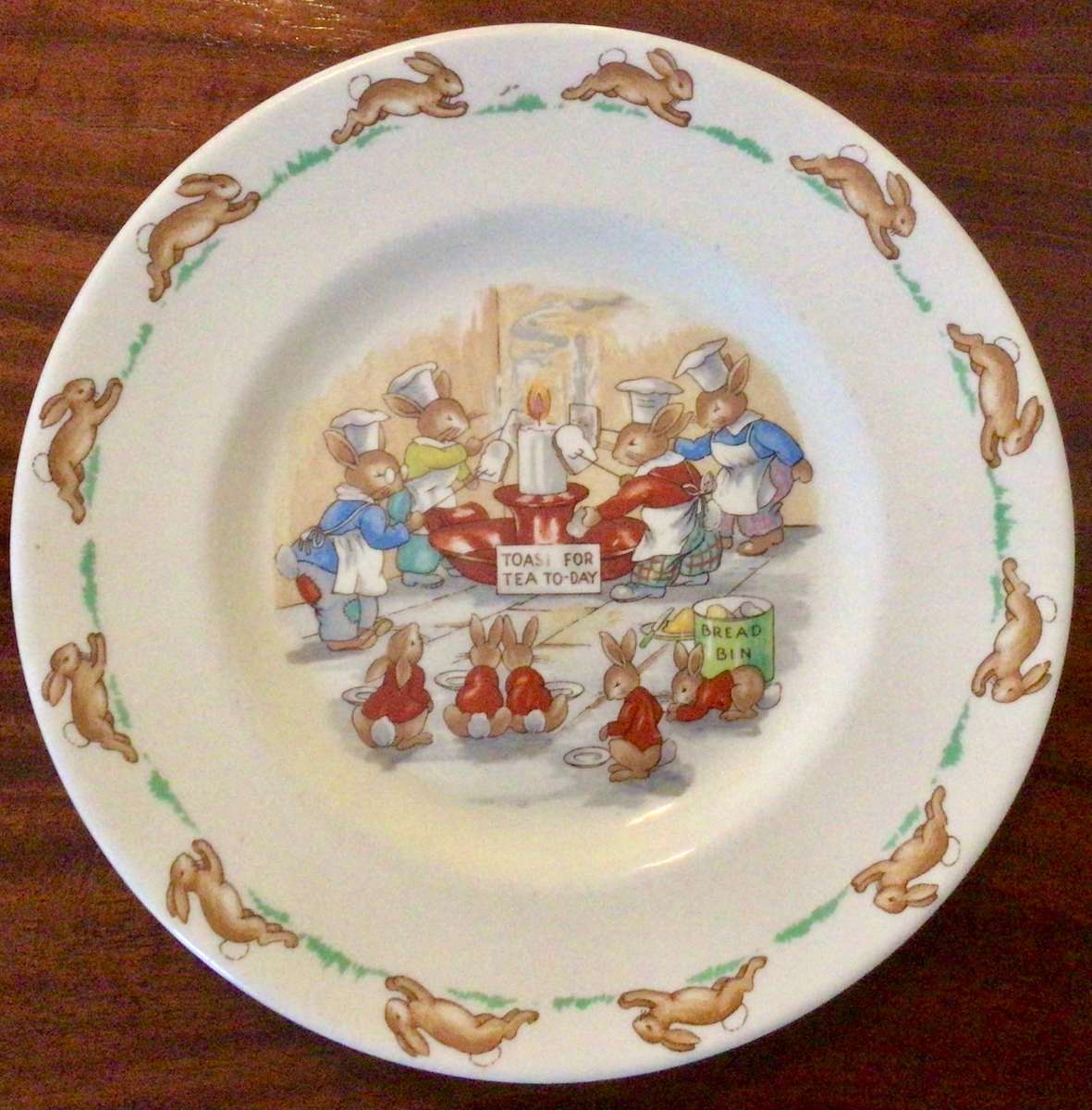 A Royal Doulton Bunnykins Plate