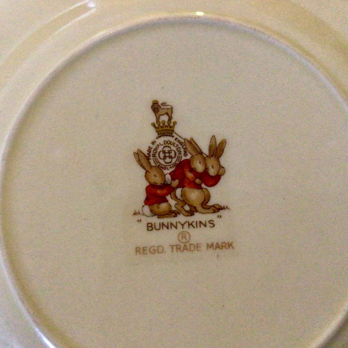 A Royal Doulton Bunnykins Plate