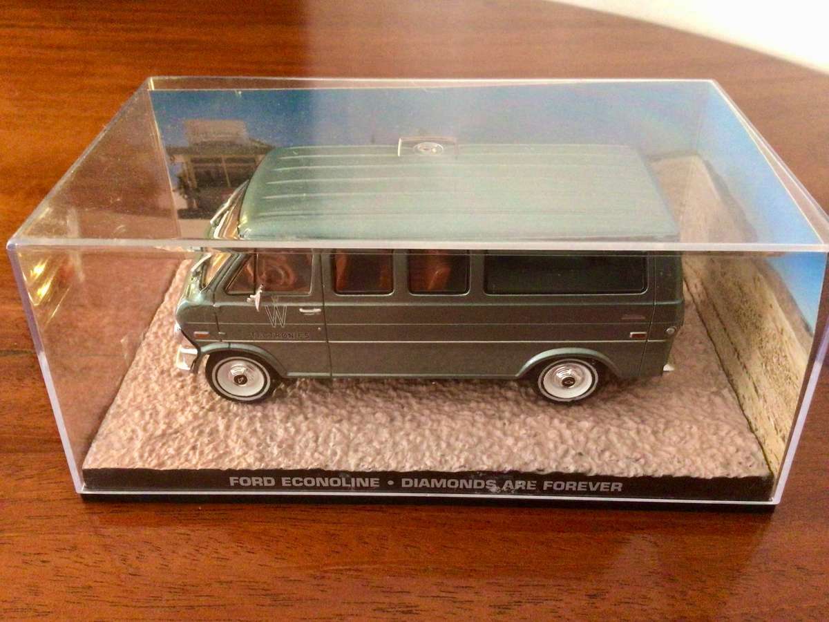 Rare - 007 James Bond Car Collection - Ford Econoline - Diamonds Are Forever