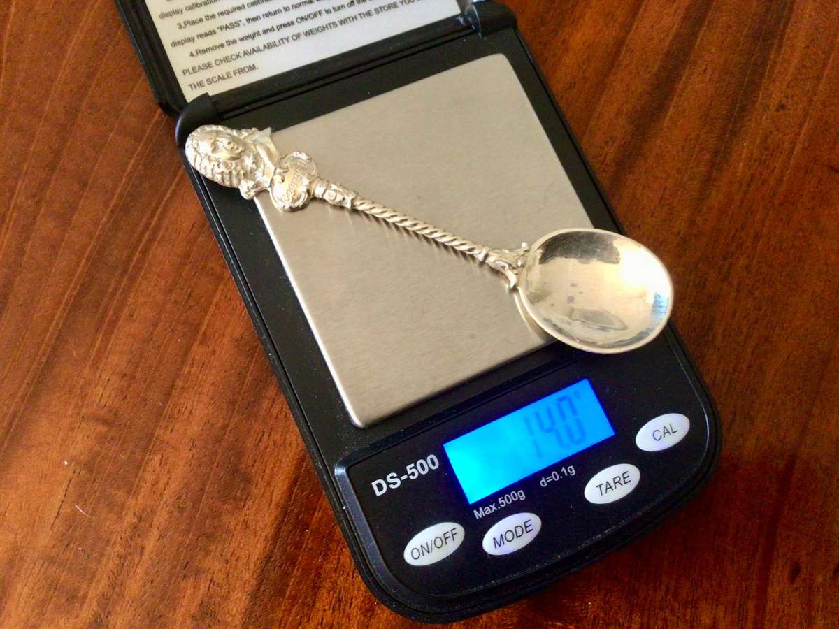 14 grams London 1957 Hallmarked Sterling Silver Spoon