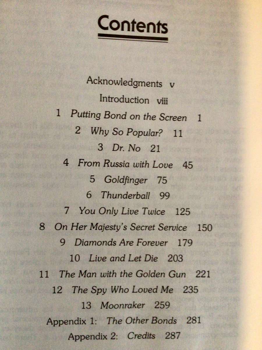 Hardcover Book JAMES BOND IN THE CINEMA by John Brosnan