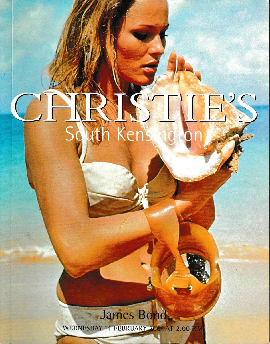 James Bond Movie Memorabilia Auction Catalogue Christies, Feb 2001
