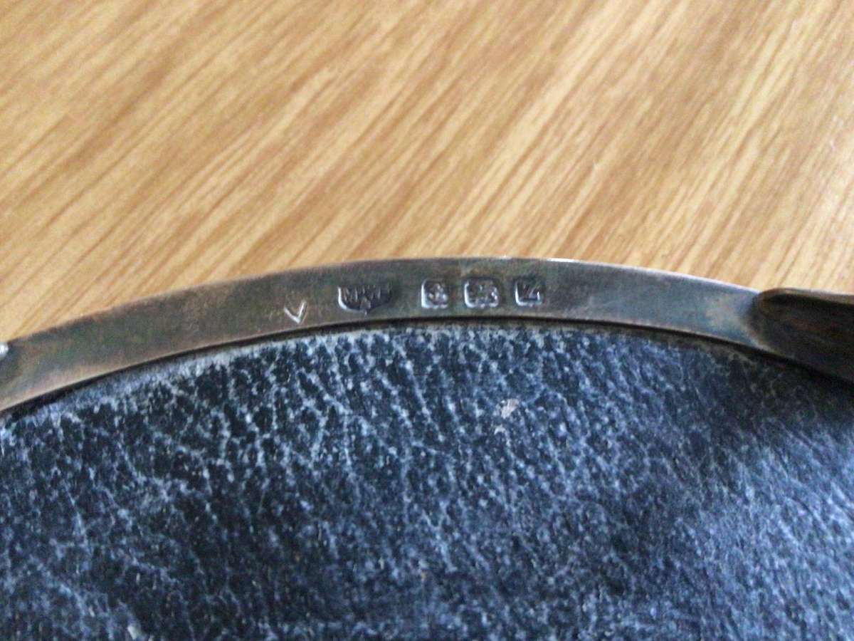 Mappin and Webb Sterling Silver Tortoiseshell Jewellery Box Birmingham 1924!