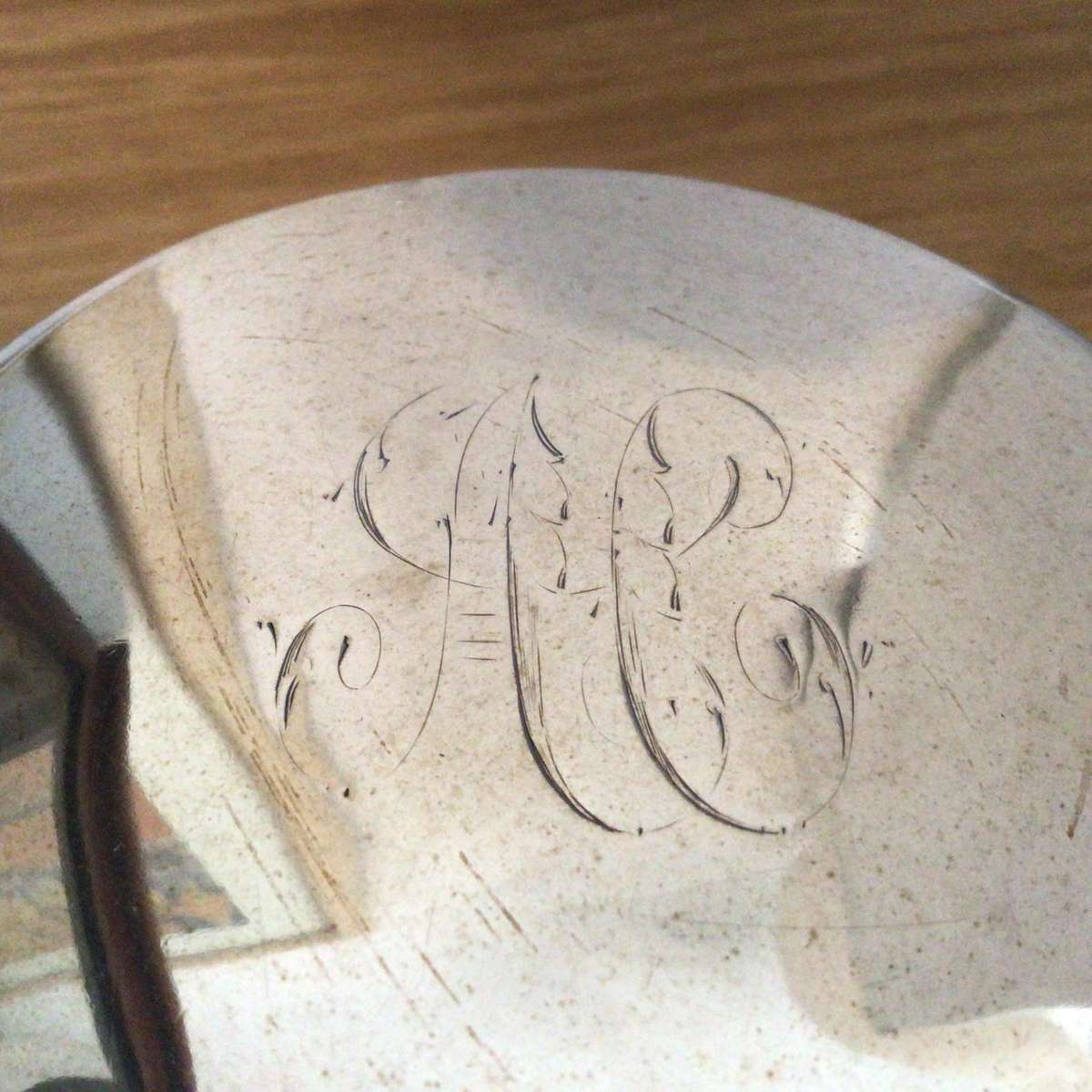 67.1 grams Sterling Silver Lidded Glass Powder Bowl London 1935!