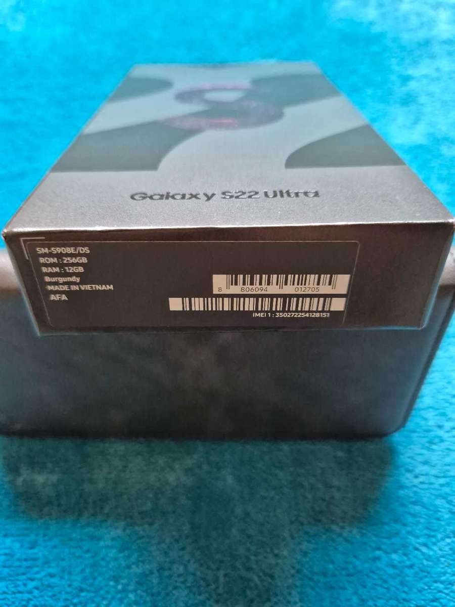 Samsung S22 Ultra 256GB Burgundy