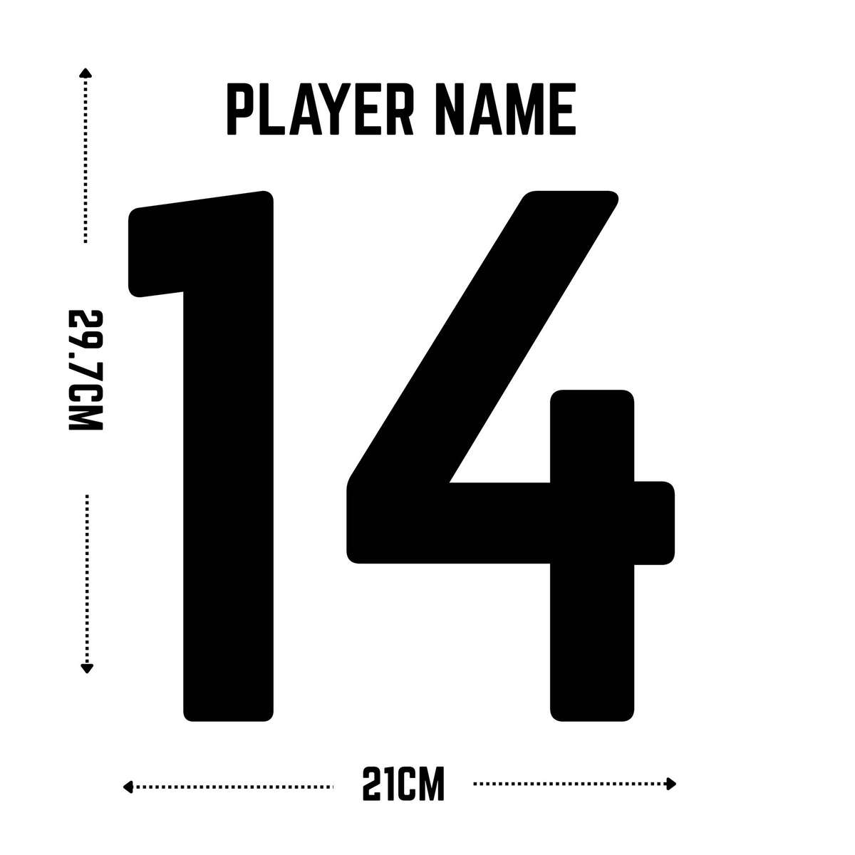 DIY Soccer jersey project (Ready-to-Press  Heat Transfer Vinyl  Custom Player Name & Number 14)