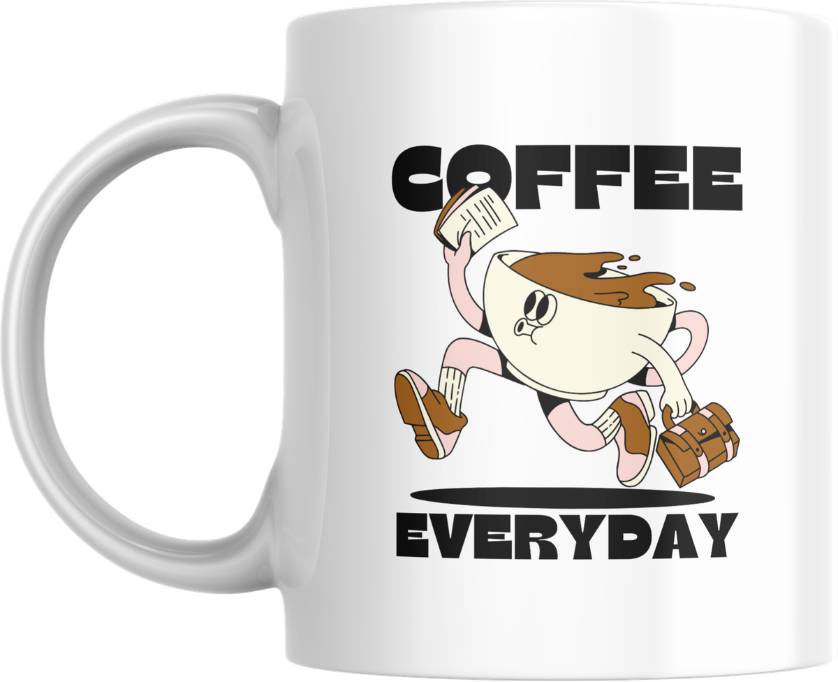 Printed Mug - Coffee Everyday