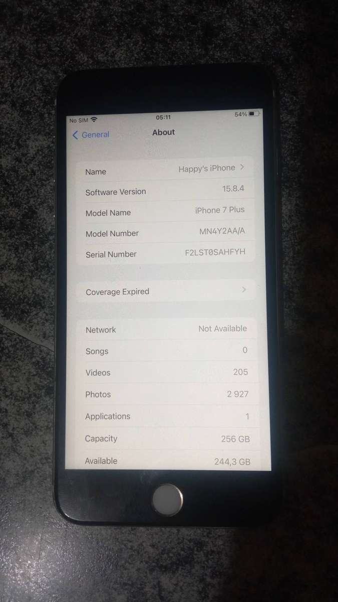 Iphone 7plus 256gb