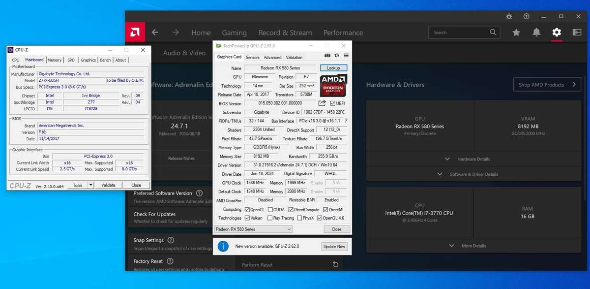 Core i7 3770 + 16gb ram + Motherboard