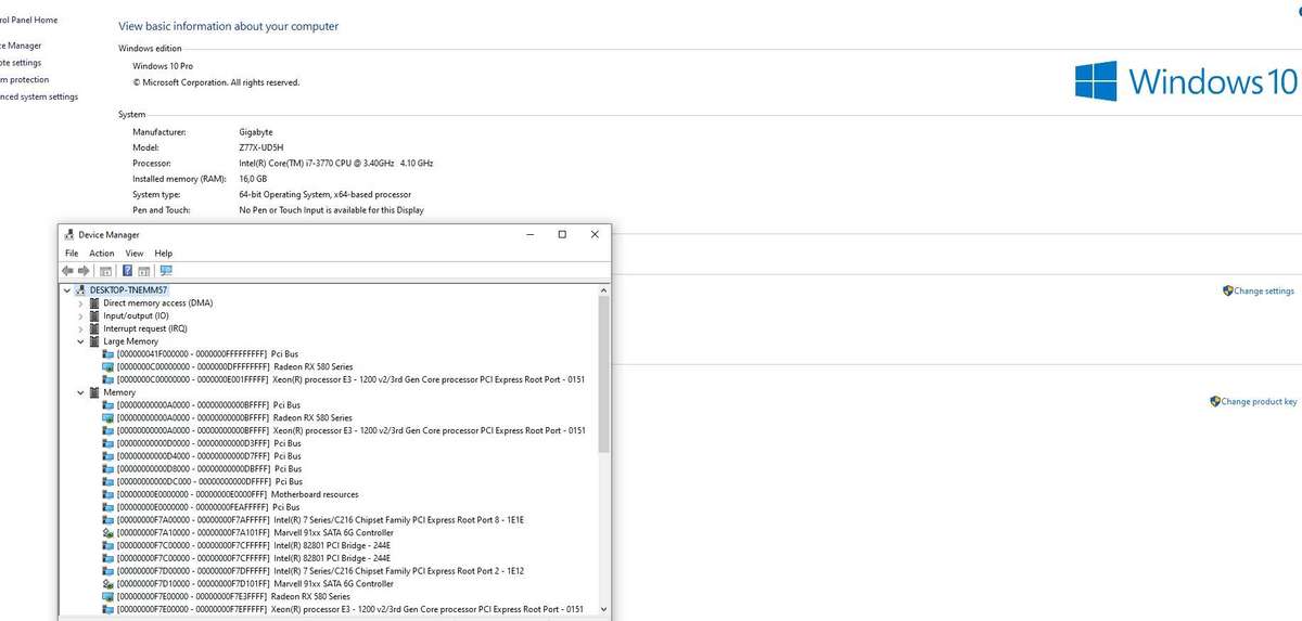 Core i7 3770 + 16gb ram + Motherboard