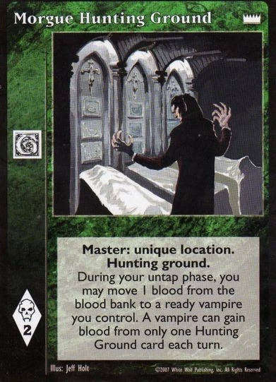 Morgue Hunting Ground x1 DS FN LotN Jyhad VTES