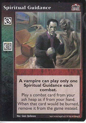 Spiritual Guidance x1 The Unaligned 2 Kickstarter Deck Jyhad VTES