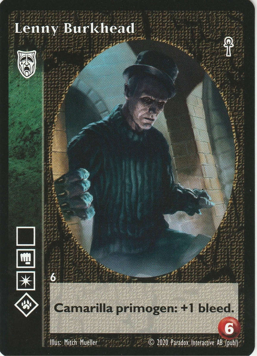 Lenny Burkhead x1 Nosferatu 5th Edition Jyhad VTES