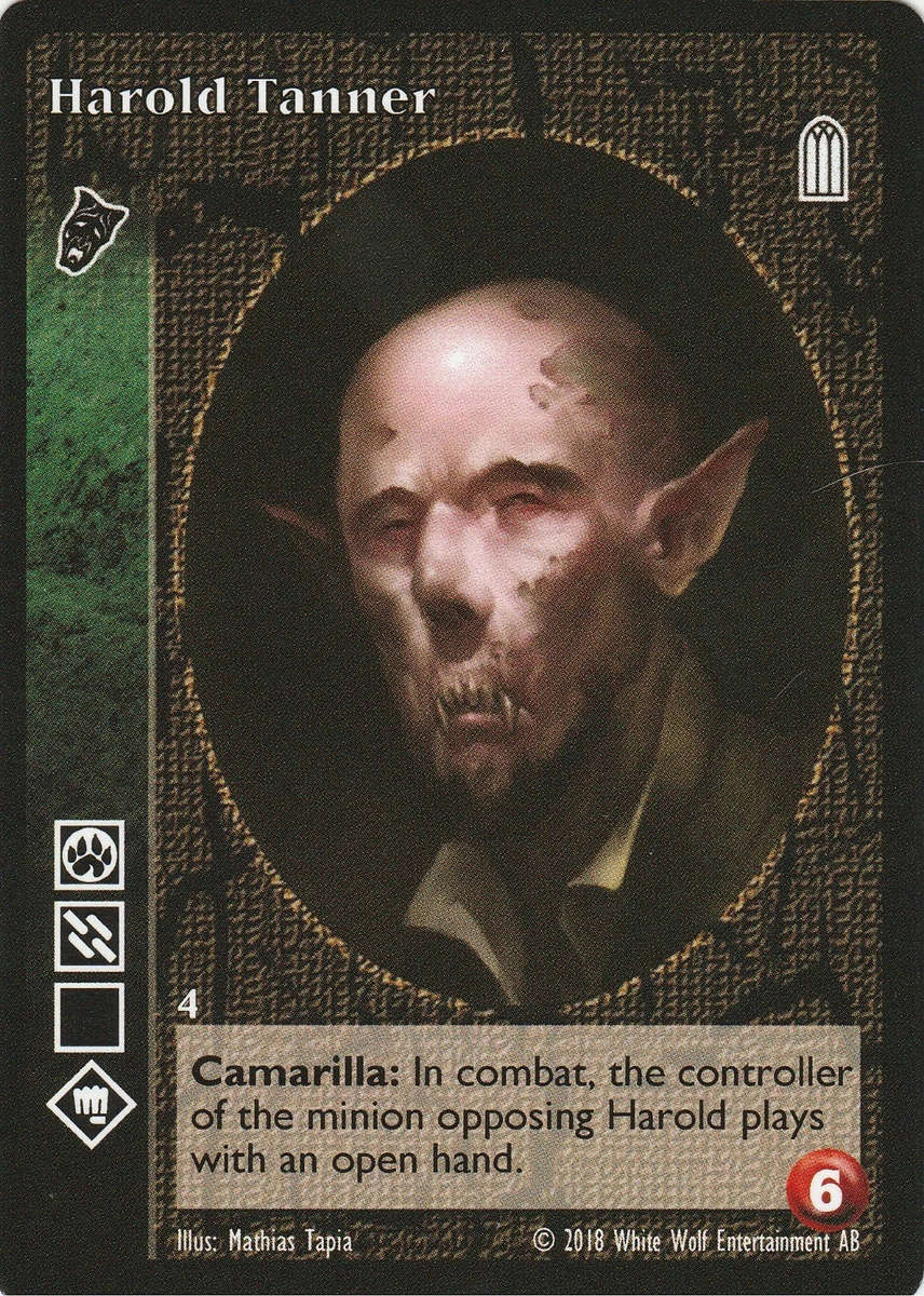 Harold Tanner x1 Nosferatu HttB VTES Jyhad