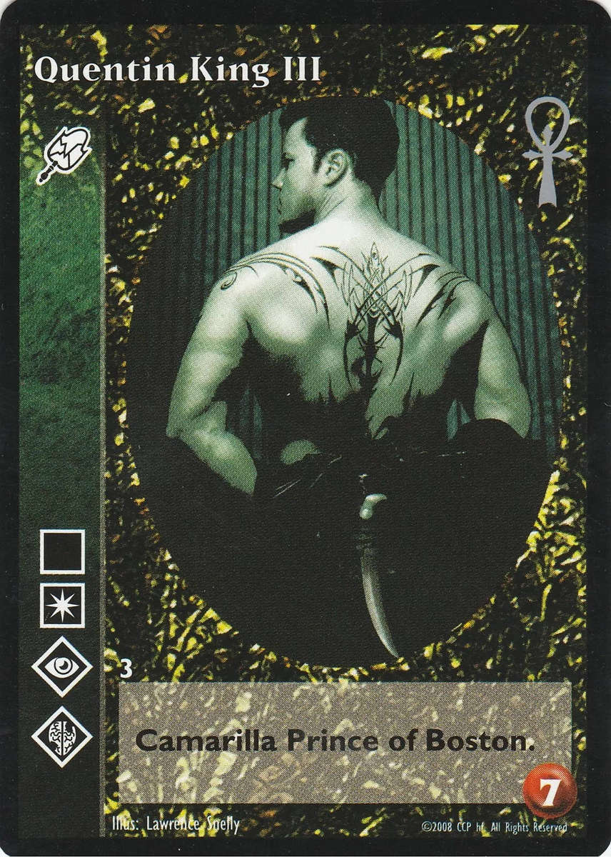Quentin King III x1 Malkavian BSC VTES Jyhad