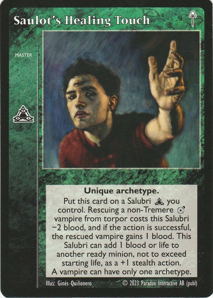 Saulot's Healing Touch x1 5th Edition Jyhad VTES