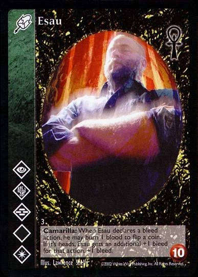 Esau x1 Malkavian CE VTES Jyhad