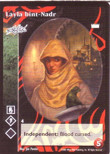 Layla bint-Nadr x1 Assamite LotN VTES Jyhad
